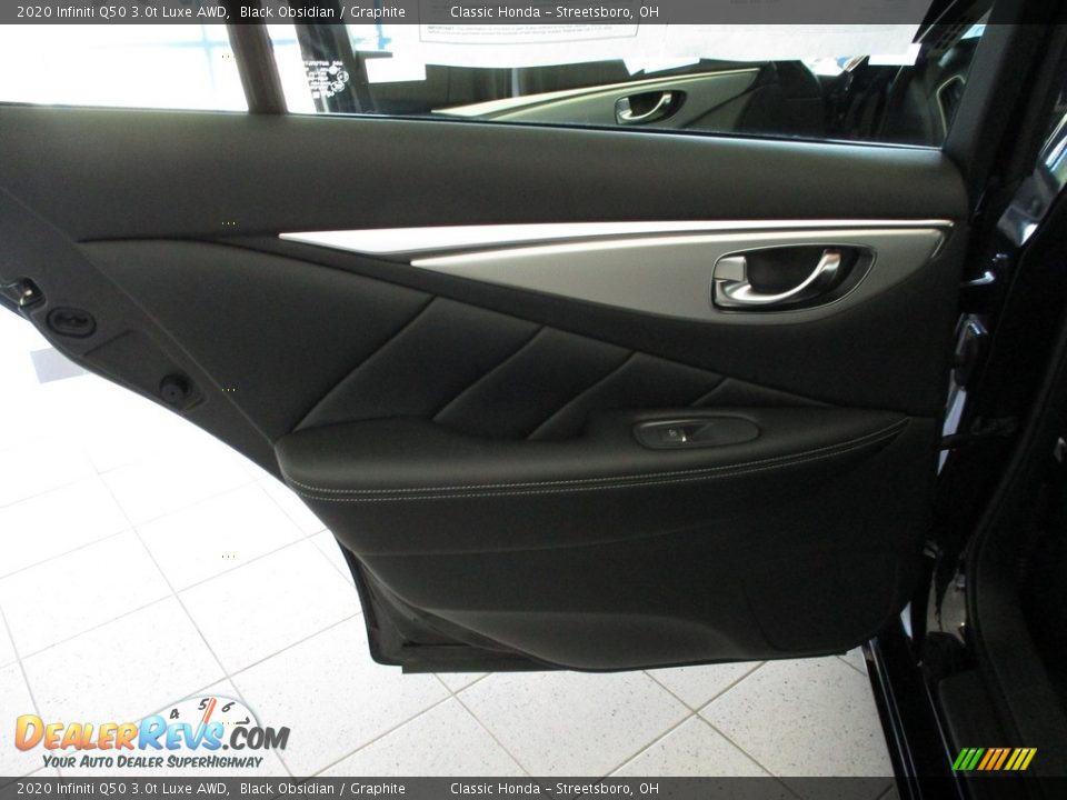 2020 Infiniti Q50 3.0t Luxe AWD Black Obsidian / Graphite Photo #24