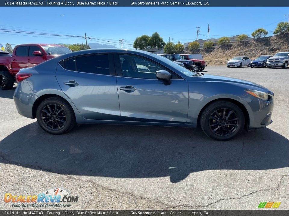 2014 Mazda MAZDA3 i Touring 4 Door Blue Reflex Mica / Black Photo #4