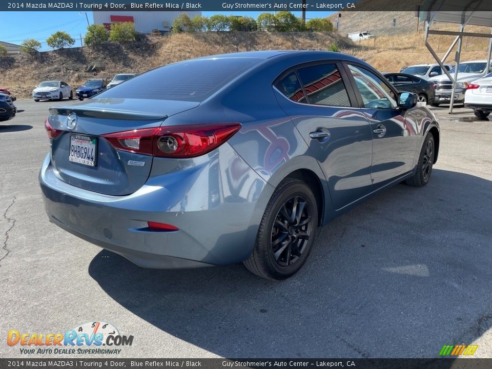 2014 Mazda MAZDA3 i Touring 4 Door Blue Reflex Mica / Black Photo #5