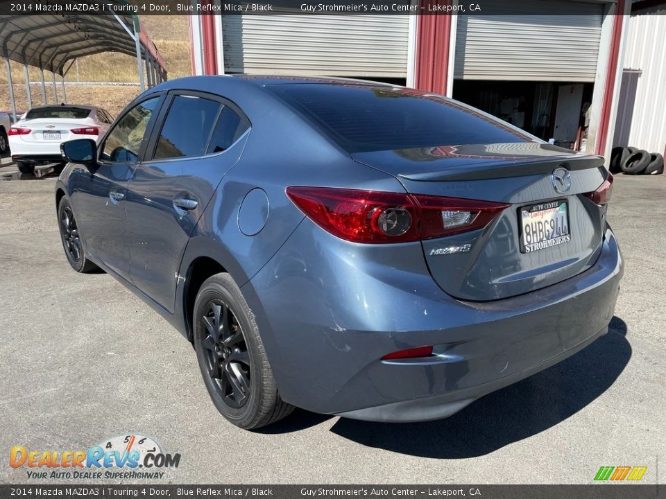 2014 Mazda MAZDA3 i Touring 4 Door Blue Reflex Mica / Black Photo #7