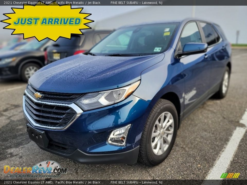 2021 Chevrolet Equinox LT AWD Pacific Blue Metallic / Jet Black Photo #1