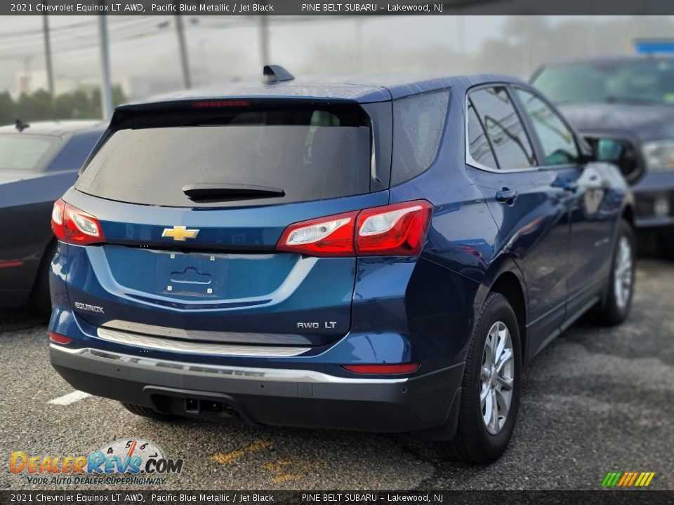 2021 Chevrolet Equinox LT AWD Pacific Blue Metallic / Jet Black Photo #6