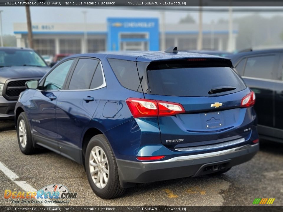 2021 Chevrolet Equinox LT AWD Pacific Blue Metallic / Jet Black Photo #8