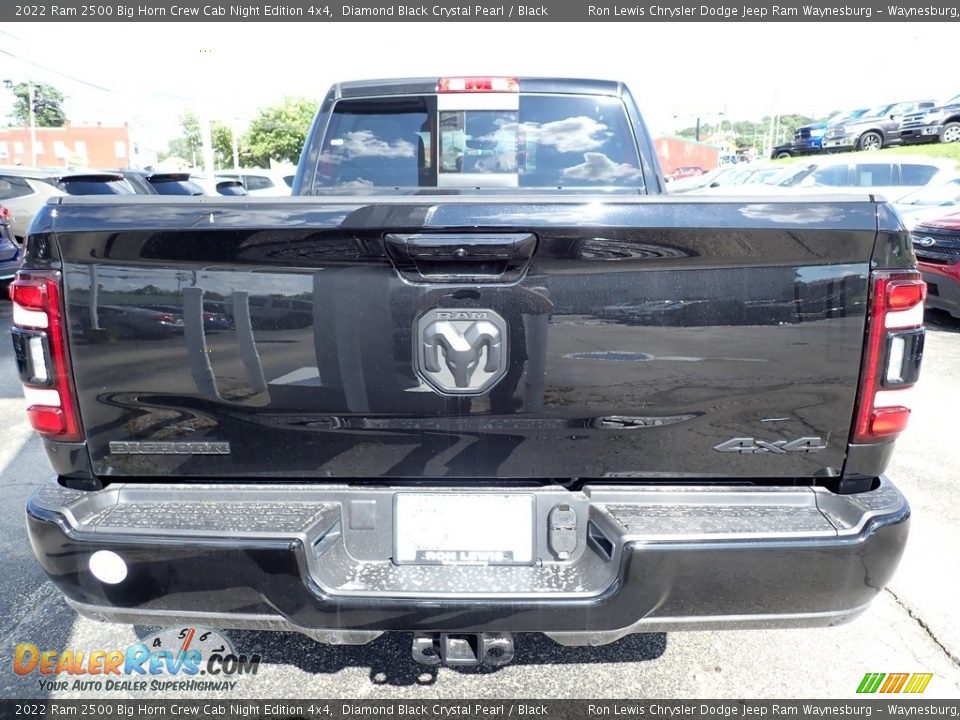 2022 Ram 2500 Big Horn Crew Cab Night Edition 4x4 Diamond Black Crystal Pearl / Black Photo #4