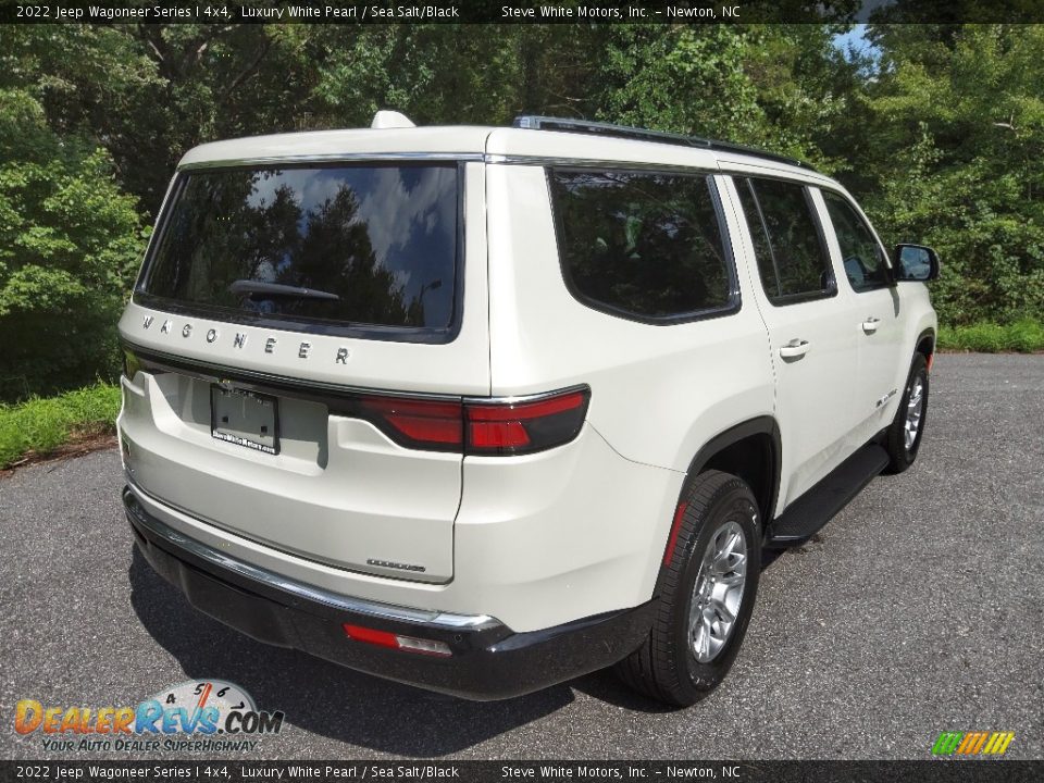 2022 Jeep Wagoneer Series I 4x4 Luxury White Pearl / Sea Salt/Black Photo #6