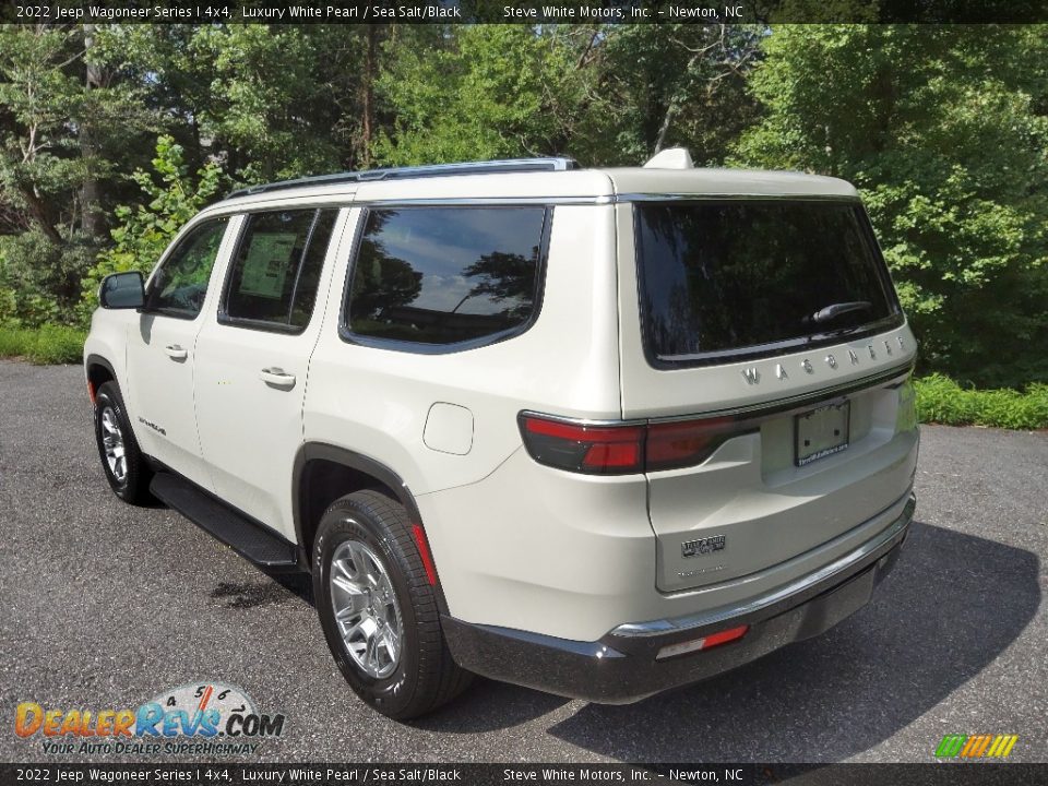 2022 Jeep Wagoneer Series I 4x4 Luxury White Pearl / Sea Salt/Black Photo #8