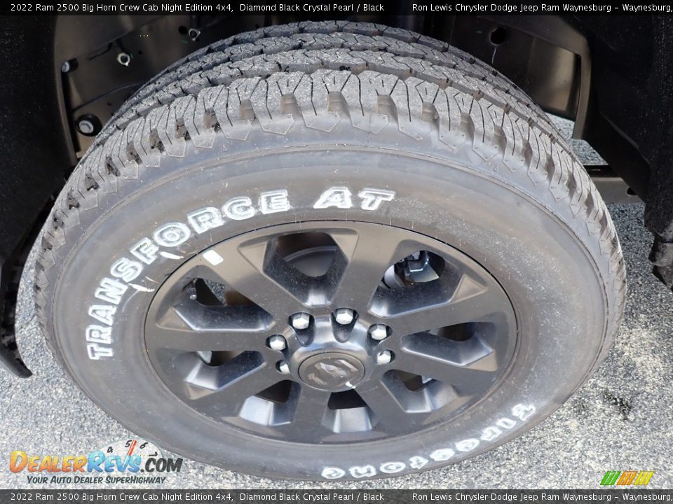 2022 Ram 2500 Big Horn Crew Cab Night Edition 4x4 Diamond Black Crystal Pearl / Black Photo #9