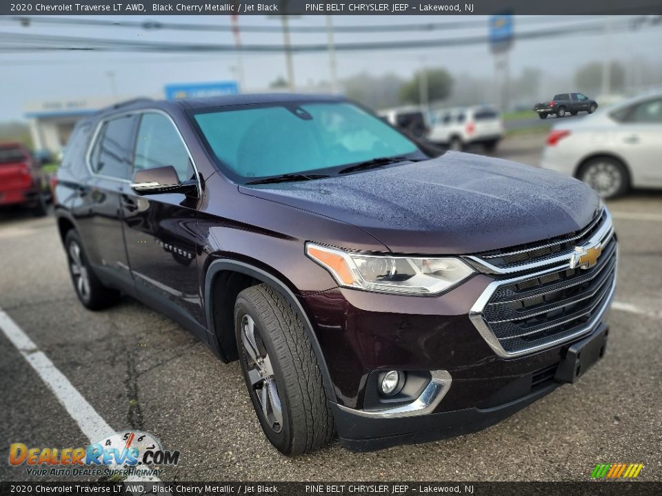 2020 Chevrolet Traverse LT AWD Black Cherry Metallic / Jet Black Photo #3