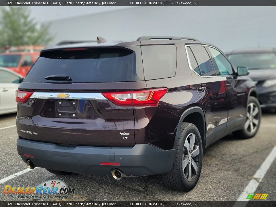 2020 Chevrolet Traverse LT AWD Black Cherry Metallic / Jet Black Photo #7