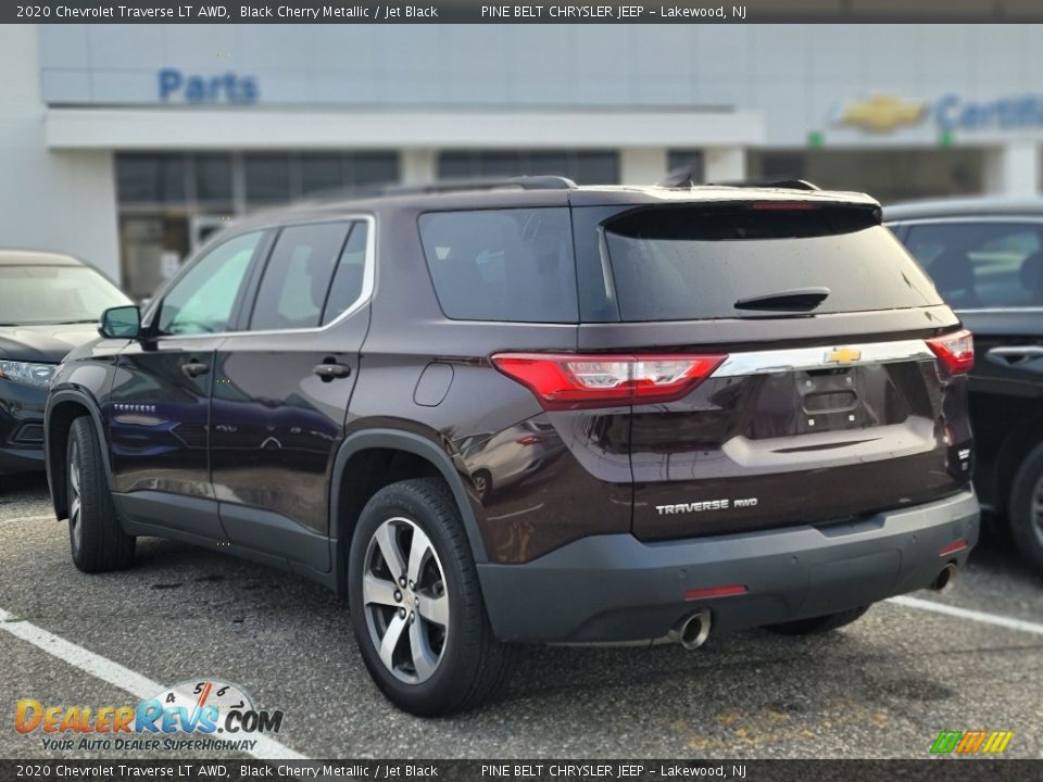 2020 Chevrolet Traverse LT AWD Black Cherry Metallic / Jet Black Photo #9