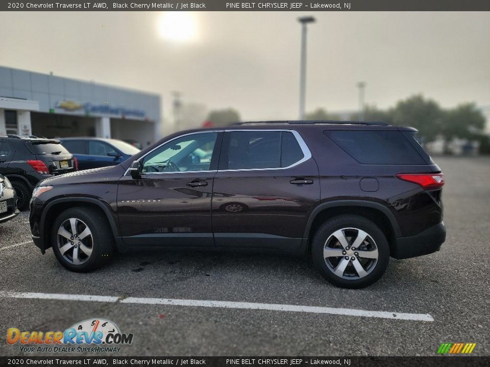 2020 Chevrolet Traverse LT AWD Black Cherry Metallic / Jet Black Photo #10