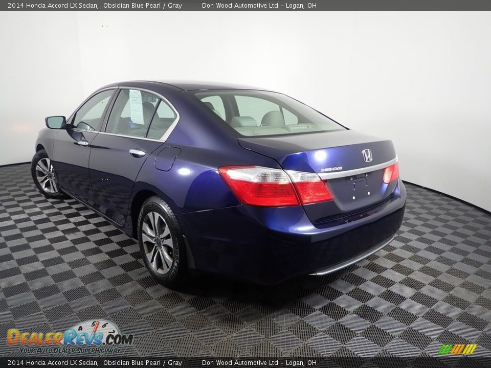 2014 Honda Accord LX Sedan Obsidian Blue Pearl / Gray Photo #6