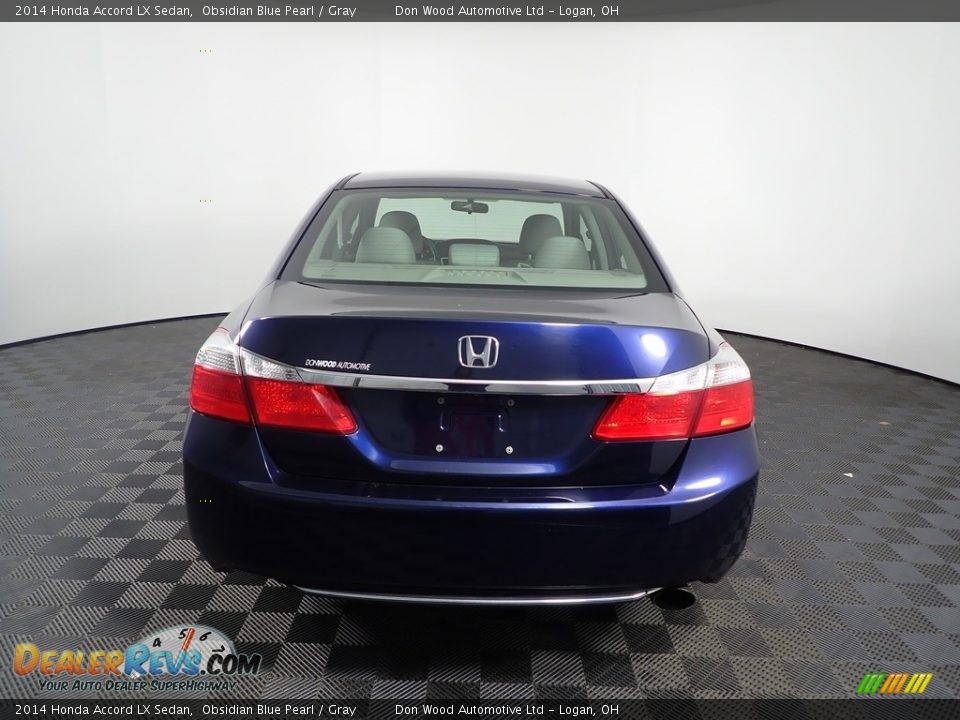 2014 Honda Accord LX Sedan Obsidian Blue Pearl / Gray Photo #7