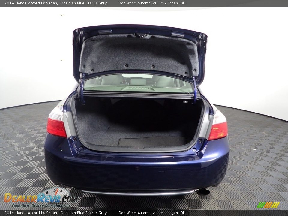 2014 Honda Accord LX Sedan Obsidian Blue Pearl / Gray Photo #8