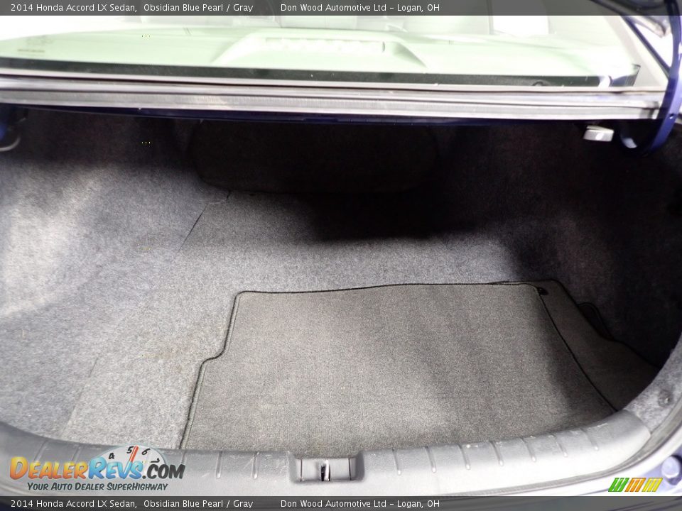 2014 Honda Accord LX Sedan Obsidian Blue Pearl / Gray Photo #9