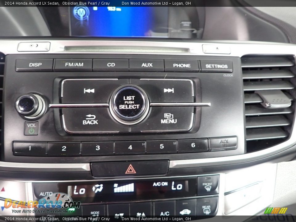 2014 Honda Accord LX Sedan Obsidian Blue Pearl / Gray Photo #19