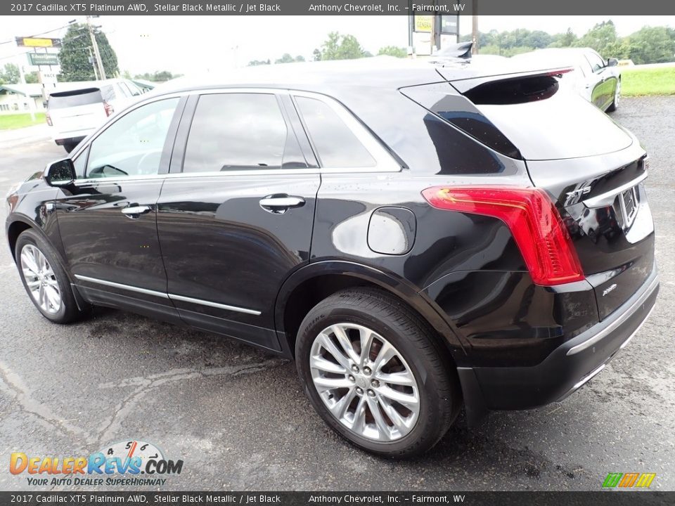 2017 Cadillac XT5 Platinum AWD Stellar Black Metallic / Jet Black Photo #6