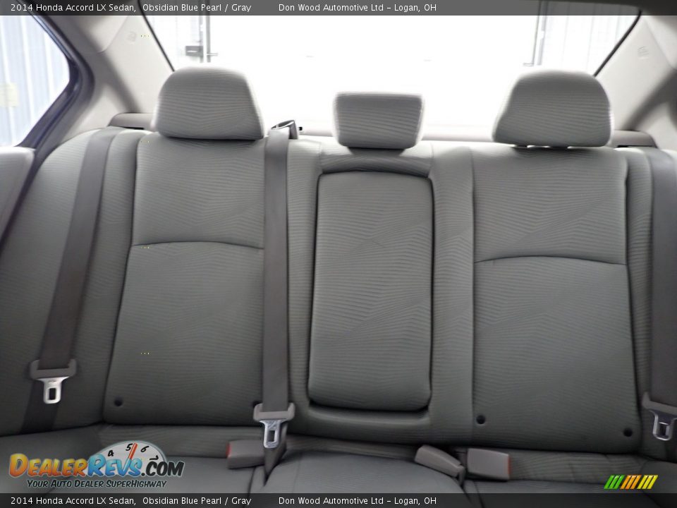 2014 Honda Accord LX Sedan Obsidian Blue Pearl / Gray Photo #22