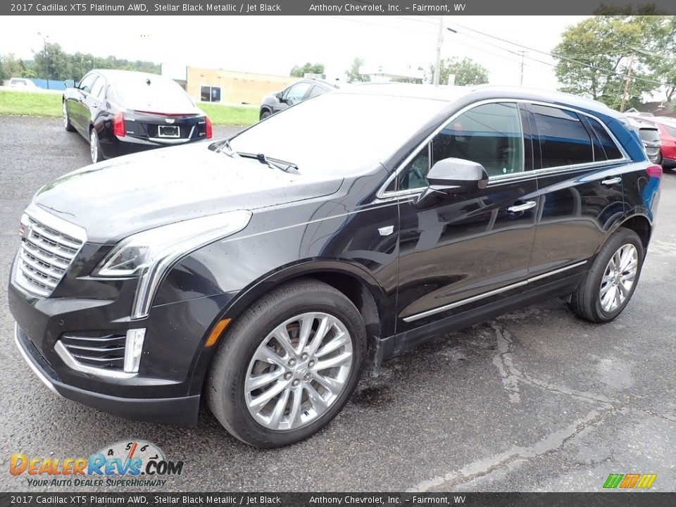 2017 Cadillac XT5 Platinum AWD Stellar Black Metallic / Jet Black Photo #8