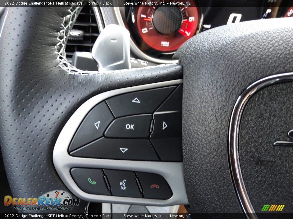 2022 Dodge Challenger SRT Hellcat Redeye Steering Wheel Photo #20