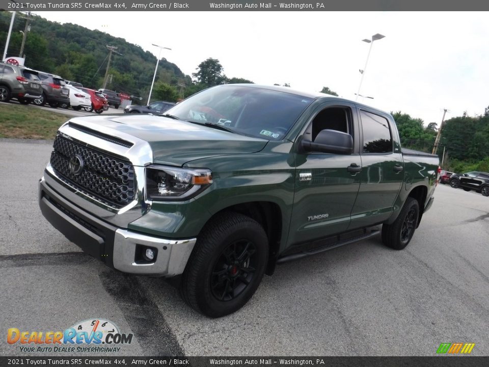 2021 Toyota Tundra SR5 CrewMax 4x4 Army Green / Black Photo #15