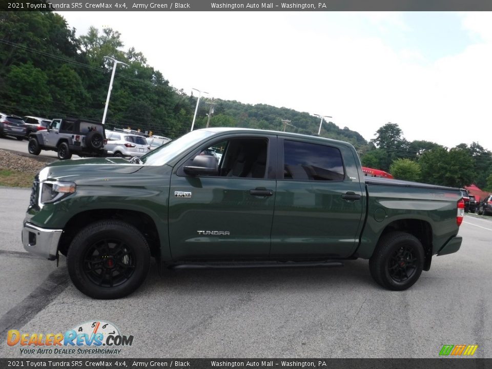 2021 Toyota Tundra SR5 CrewMax 4x4 Army Green / Black Photo #16