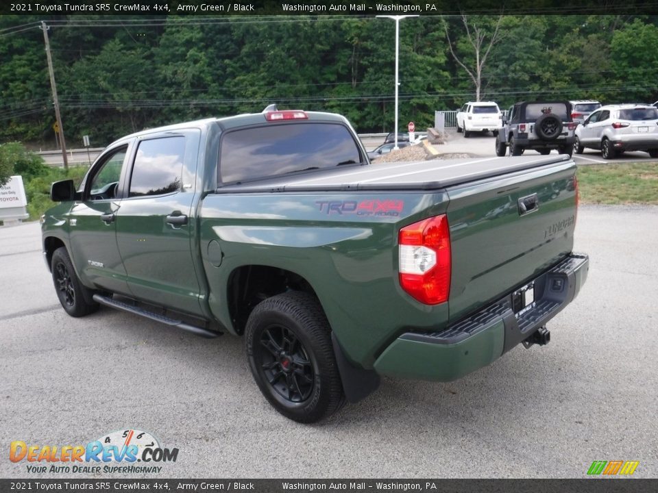 2021 Toyota Tundra SR5 CrewMax 4x4 Army Green / Black Photo #17