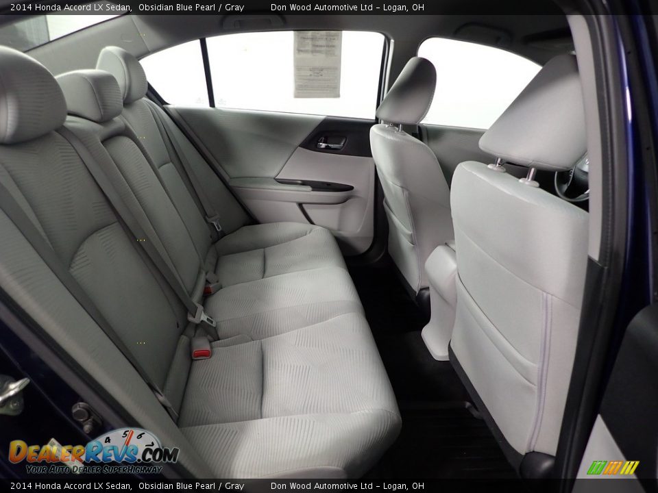 2014 Honda Accord LX Sedan Obsidian Blue Pearl / Gray Photo #29