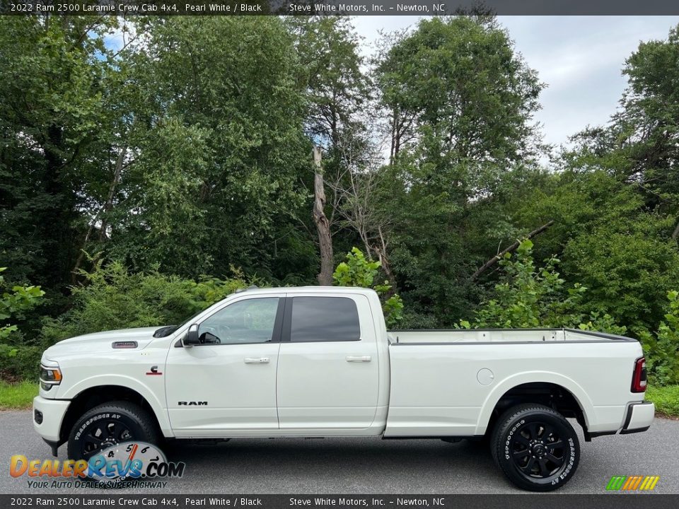 2022 Ram 2500 Laramie Crew Cab 4x4 Pearl White / Black Photo #1