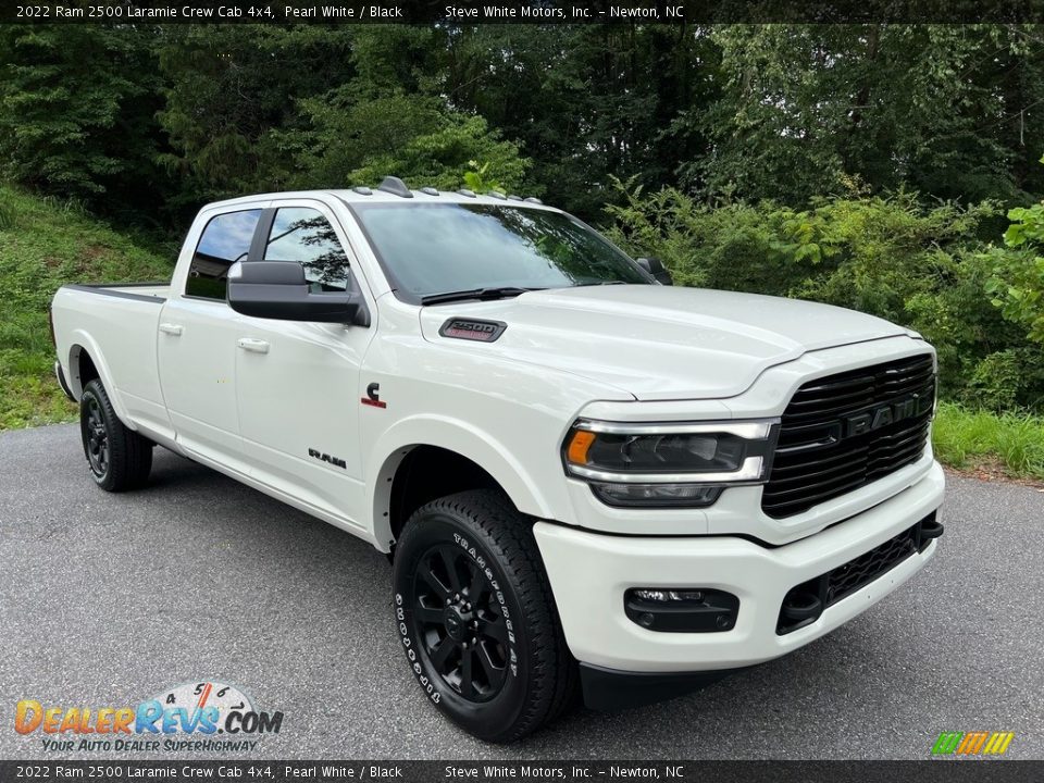 2022 Ram 2500 Laramie Crew Cab 4x4 Pearl White / Black Photo #4