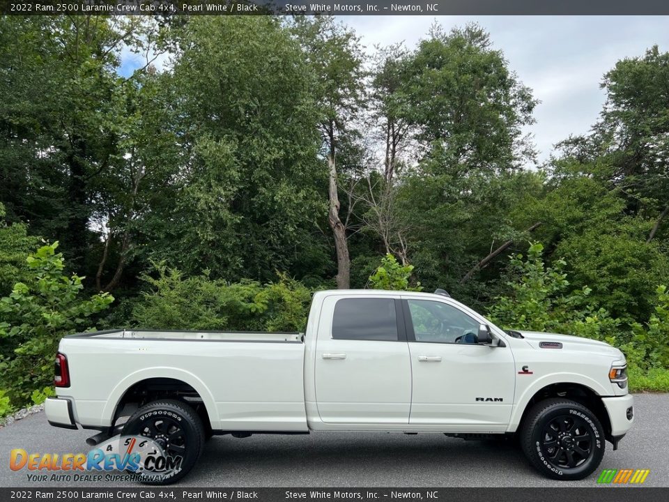 2022 Ram 2500 Laramie Crew Cab 4x4 Pearl White / Black Photo #5