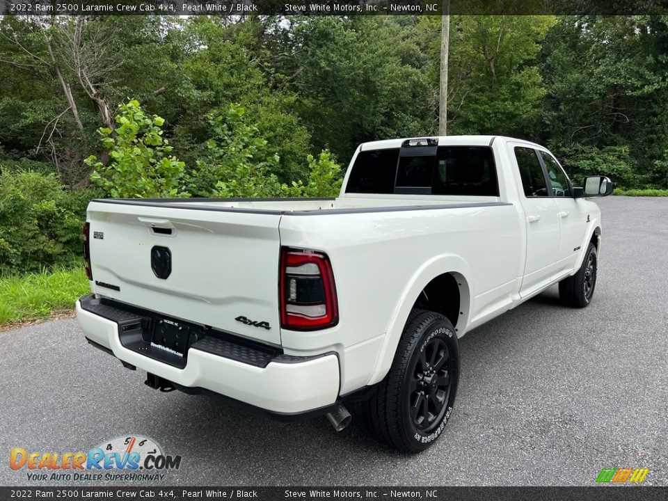 2022 Ram 2500 Laramie Crew Cab 4x4 Pearl White / Black Photo #6