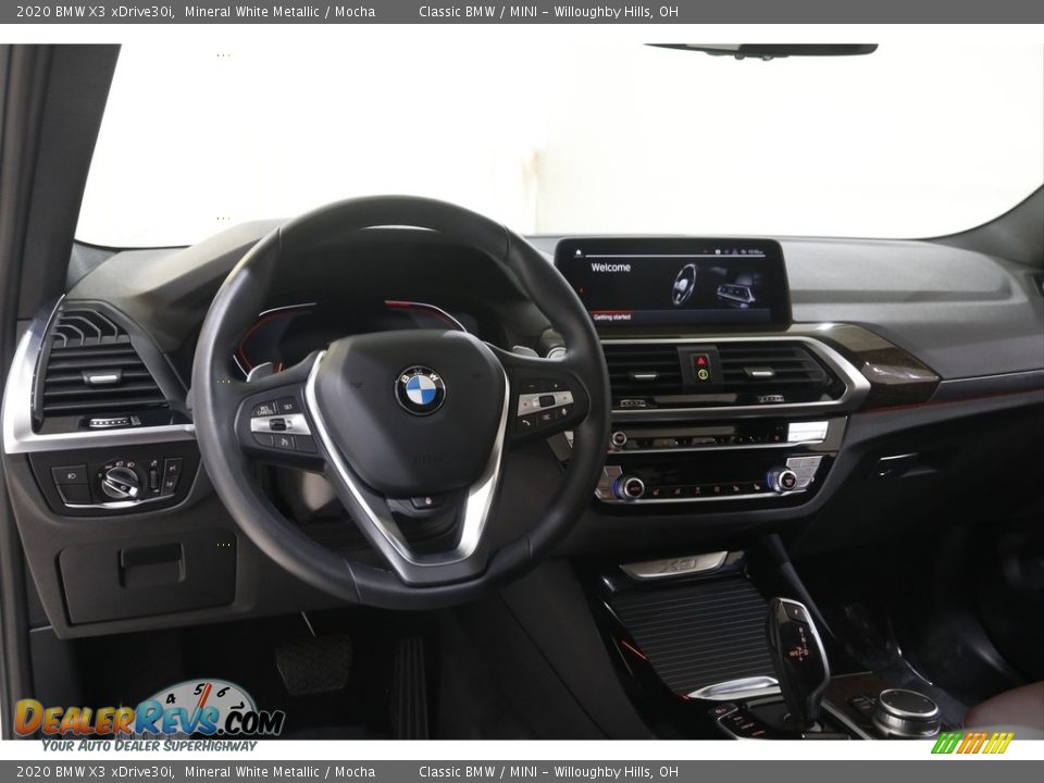 2020 BMW X3 xDrive30i Mineral White Metallic / Mocha Photo #6