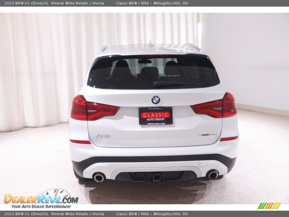 2020 BMW X3 xDrive30i Mineral White Metallic / Mocha Photo #21