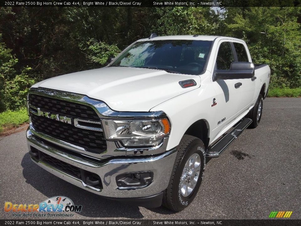 2022 Ram 2500 Big Horn Crew Cab 4x4 Bright White / Black/Diesel Gray Photo #2