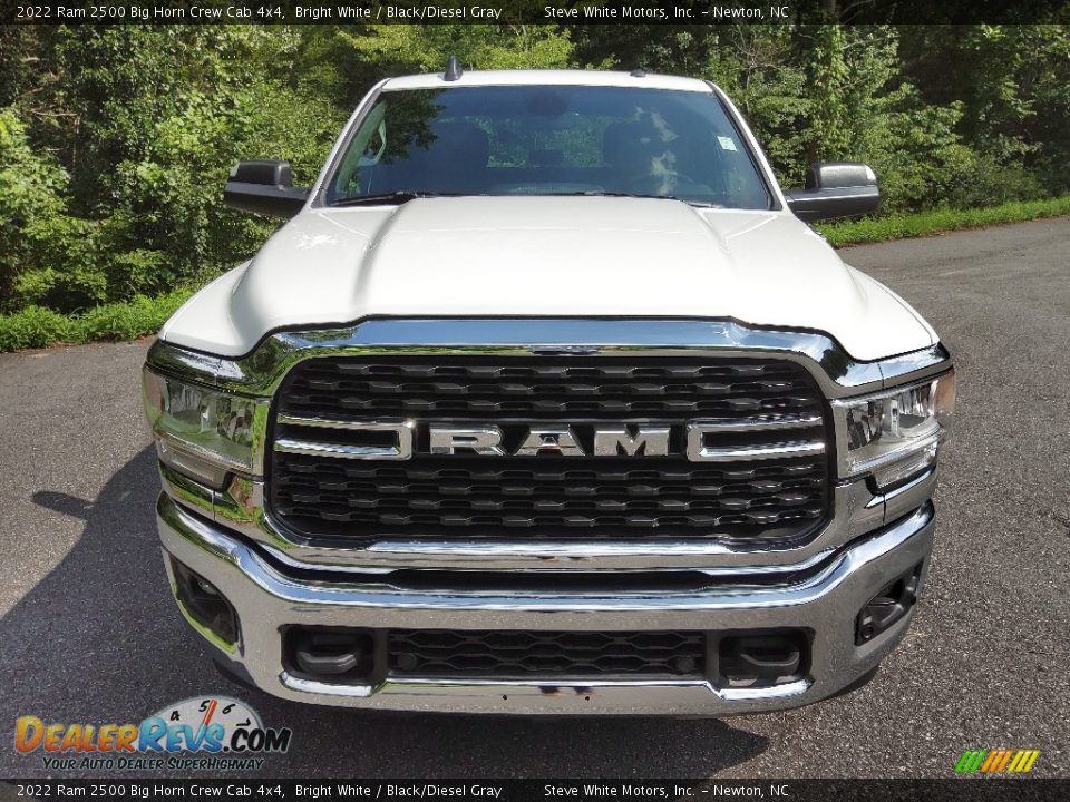 2022 Ram 2500 Big Horn Crew Cab 4x4 Bright White / Black/Diesel Gray Photo #3