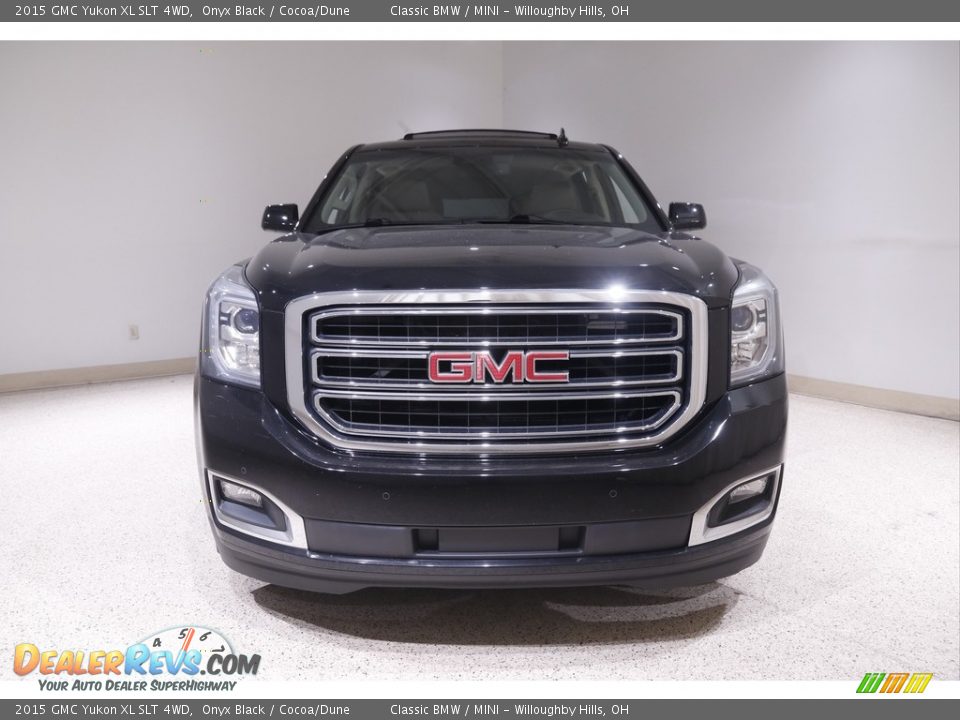 2015 GMC Yukon XL SLT 4WD Onyx Black / Cocoa/Dune Photo #2