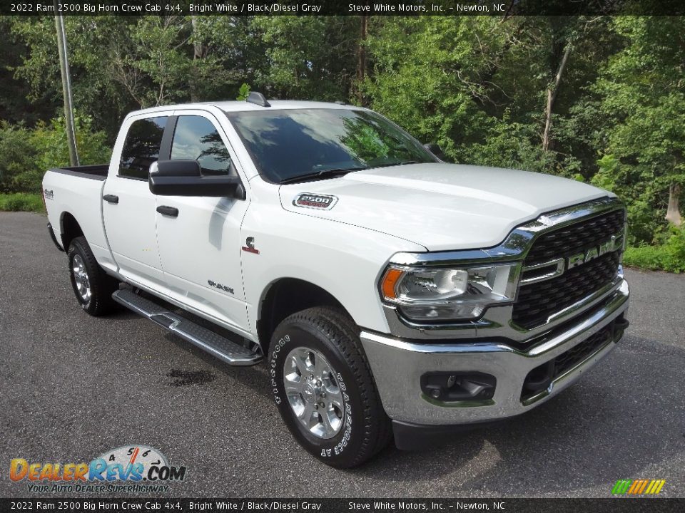 2022 Ram 2500 Big Horn Crew Cab 4x4 Bright White / Black/Diesel Gray Photo #4