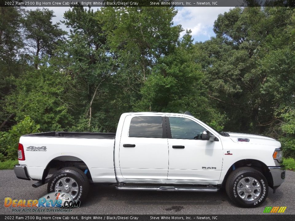 2022 Ram 2500 Big Horn Crew Cab 4x4 Bright White / Black/Diesel Gray Photo #5