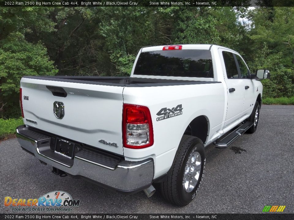 2022 Ram 2500 Big Horn Crew Cab 4x4 Bright White / Black/Diesel Gray Photo #6