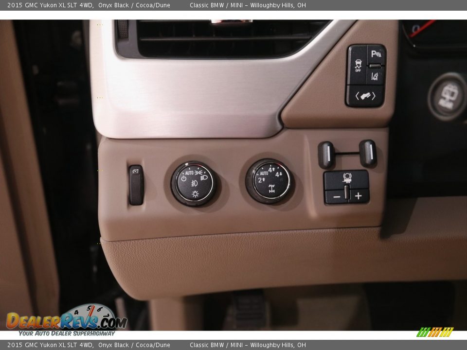 2015 GMC Yukon XL SLT 4WD Onyx Black / Cocoa/Dune Photo #6