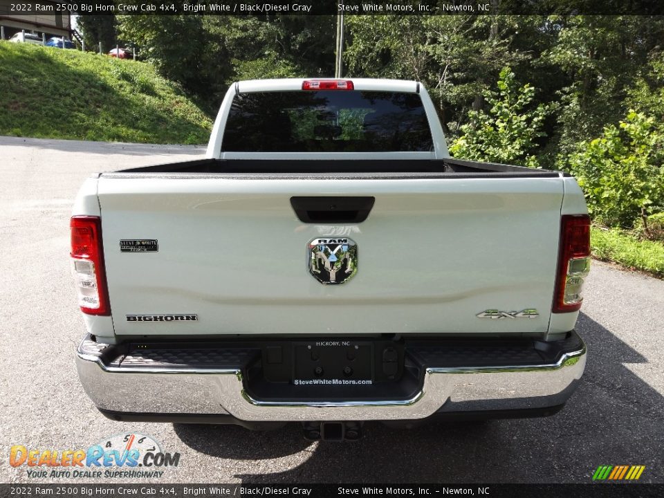 2022 Ram 2500 Big Horn Crew Cab 4x4 Bright White / Black/Diesel Gray Photo #7