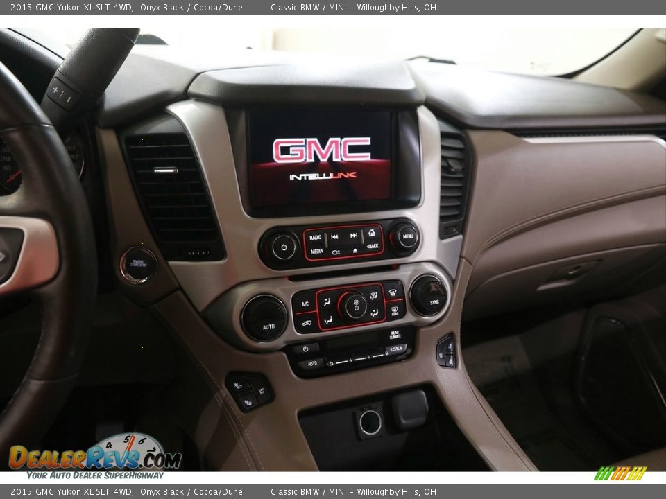 2015 GMC Yukon XL SLT 4WD Onyx Black / Cocoa/Dune Photo #10