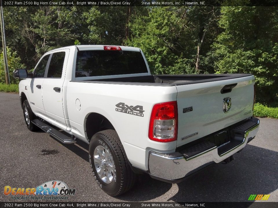 2022 Ram 2500 Big Horn Crew Cab 4x4 Bright White / Black/Diesel Gray Photo #9