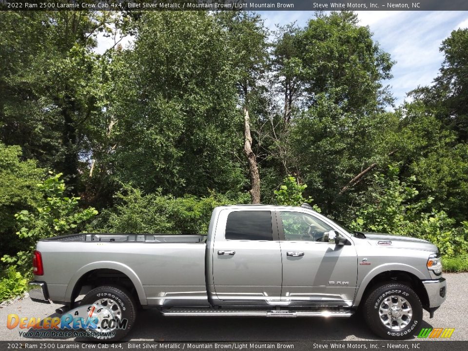 2022 Ram 2500 Laramie Crew Cab 4x4 Billet Silver Metallic / Mountain Brown/Light Mountain Brown Photo #5