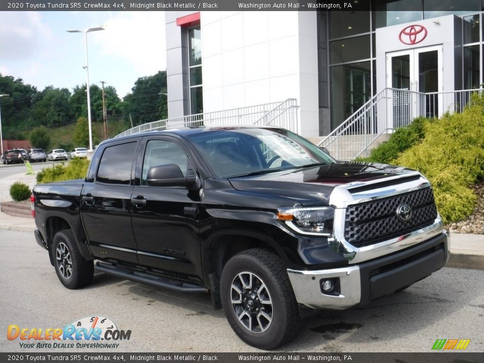 2020 Toyota Tundra SR5 CrewMax 4x4 Midnight Black Metallic / Black Photo #1