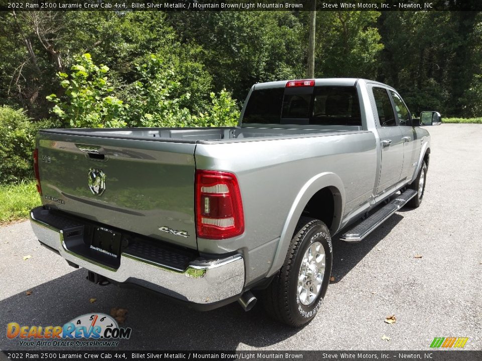 2022 Ram 2500 Laramie Crew Cab 4x4 Billet Silver Metallic / Mountain Brown/Light Mountain Brown Photo #6