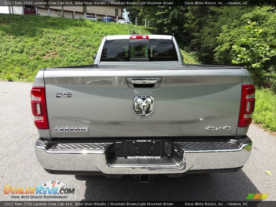 2022 Ram 2500 Laramie Crew Cab 4x4 Billet Silver Metallic / Mountain Brown/Light Mountain Brown Photo #7