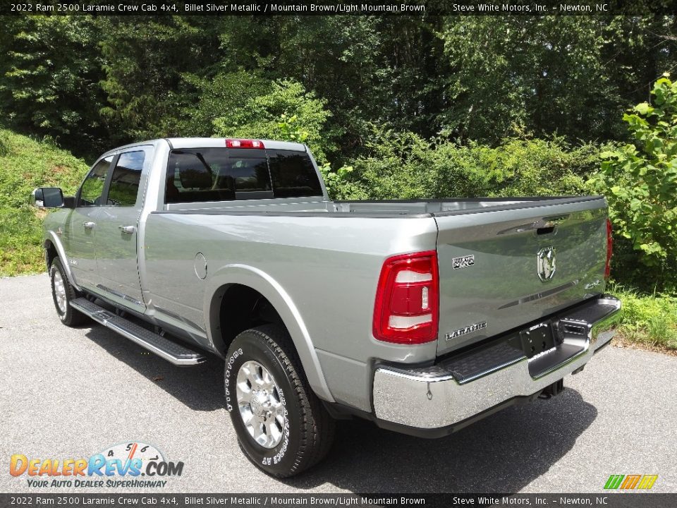 2022 Ram 2500 Laramie Crew Cab 4x4 Billet Silver Metallic / Mountain Brown/Light Mountain Brown Photo #9