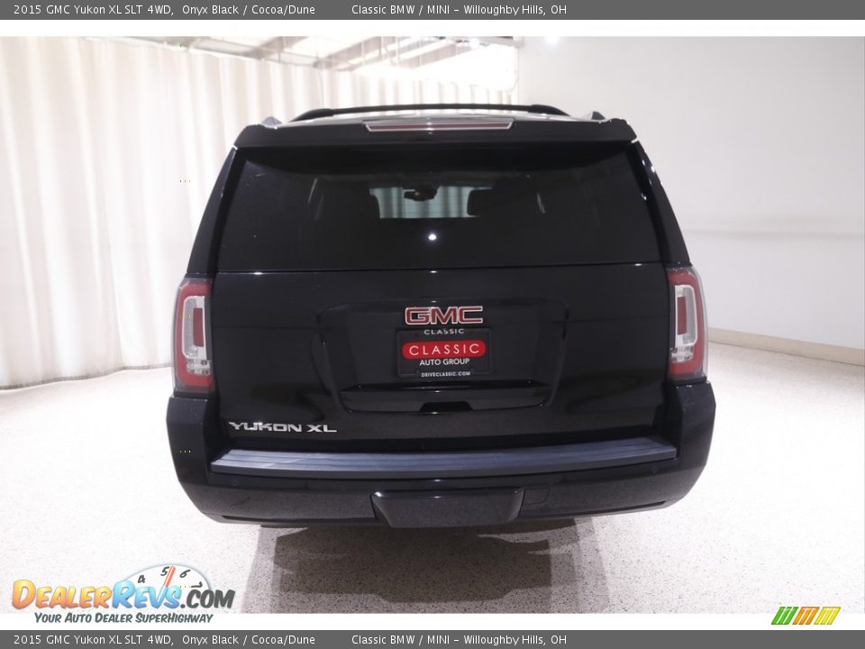 2015 GMC Yukon XL SLT 4WD Onyx Black / Cocoa/Dune Photo #22